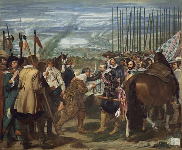 Où est exposée l'oeuvre "La Reddition de Breda" peinte par Diego Vélasquez ?