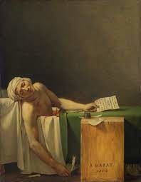 Qui a peint "La Mort de Marat" en 1793 ?
