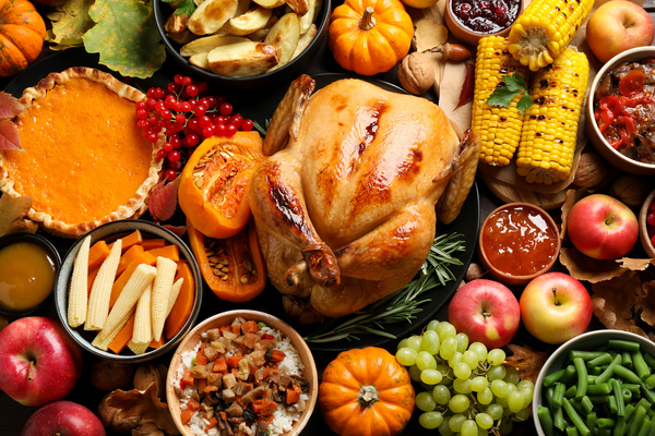 What's on the menu for Thanksgiving dinner ?