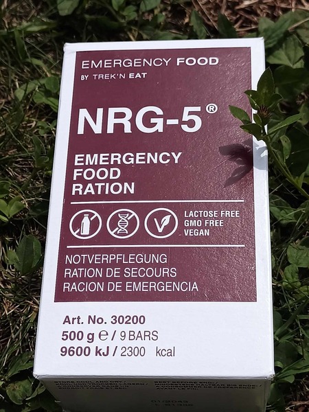 Les rations d'urgence NRg-5 se conservent :