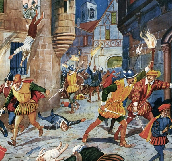 Lors du tristement célèbre massacre de la Saint-Barthélémy dans la nuit du 23 au 24 août 1572, Catherine de Médicis fait tuer 30 000 personnes. Celles-ci sont :