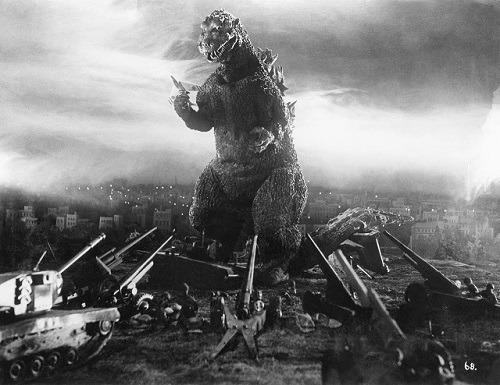 Qual foi ano que lançou Godzilla ?