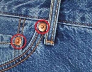 Les rivets sur les jeans ont été mis pour _____
