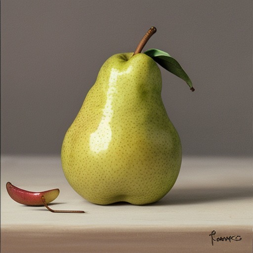 Ce fruit en anglais se dit "Pear".