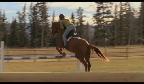 Dans cette scène, qui est le cheval qu'Amy monte ? Dans quelle saison était cet épisode ?