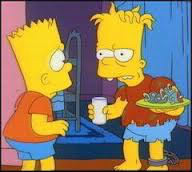 Comment s'appelle le jumeau de Bart Simpson ?