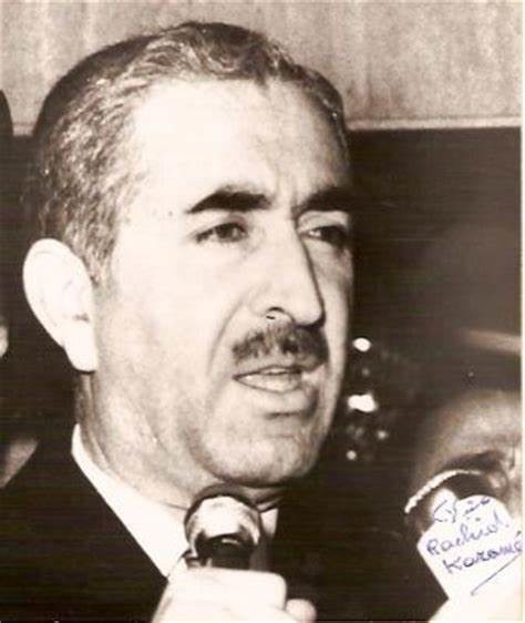 Le 1er juin 1987 le 1er ministre Rachid Karamé est assassiné mais de quelle nationalité était-il ?
