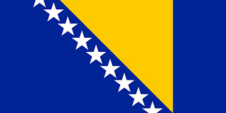 En 1998 la Bosnie et Herzégovine adopte ce drapeau, pourquoi il y a ces 7 étoiles blanches et les 2 demi-étoiles, que représentent-elles ?