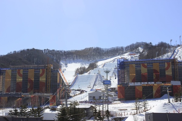 Quel parc de neige a accueilli le ski acrobatique lors des JO d'hiver de 2018 ?