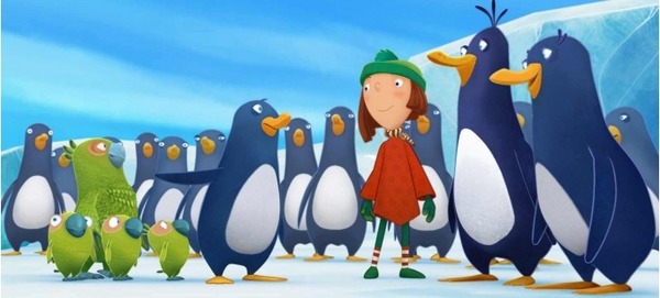 Dans « Jasper le Pingouin », comment Jasper envoie-t-il de ses nouvelles à sa famille restée au Pôle Sud ?
