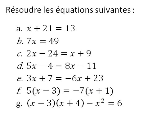 Qu'est-ce qu'une équation mathématique ?
