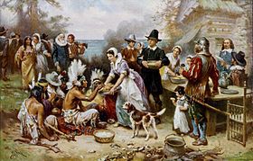 What year was the first Thanksgiving celebrated ?
