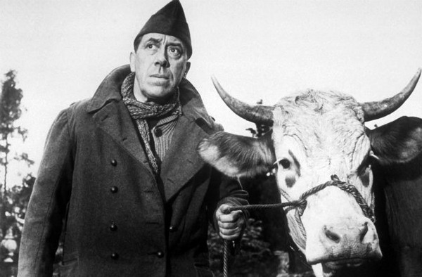 Quel est le nom de la vache dans "La vache et le prisonnier" ?