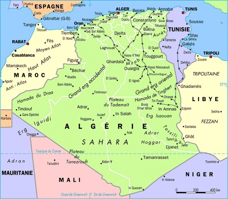 Quelle est la capitale de l'Algérie ?