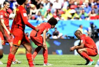 Mais les belges tombent en quart de finale contre...