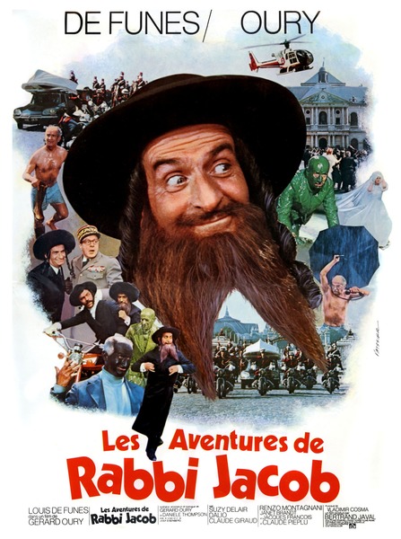 Quelle cascade fit-il pour le film "Les Aventures de Rabbi Jacob " en 1973 ?