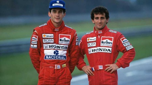 Pour quelle écurie Alain Prost et Ayrton Senna ont-ils étés coéquipiers ?
