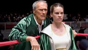 Clint Eastwood qui coache Hilary Swank dans ce fabuleux film :