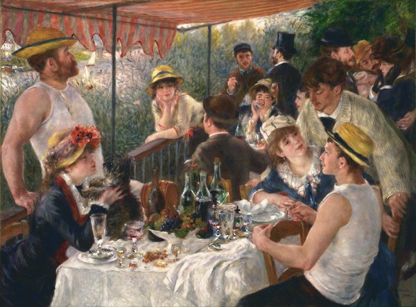 Terminez l’intitulé de cette huile sur toile mondialement connue signée Auguste Renoir : Le Déjeuner des...