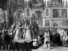 En 1572, lors de son mariage avec la catholique reine Margot, Henri IV, en tant que protestant, n’eut pas le droit d’assister à la messe. Quand le cardinal demanda à Marguerite si elle acceptait le mariage, elle répondit :