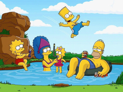 Combien de membres constitue la famille Simpsons ?