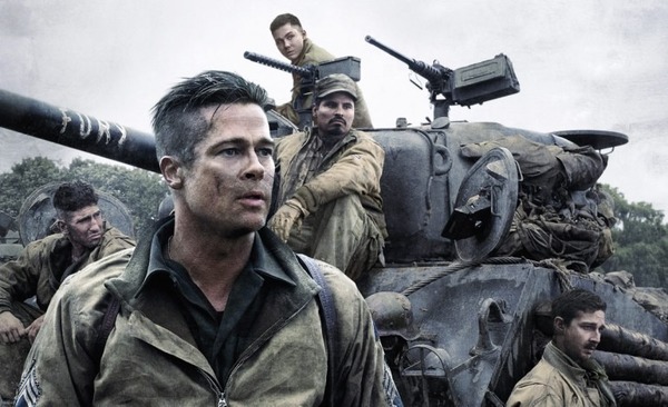 Brad Pitt dans un film de guerre où il conduit un char ?