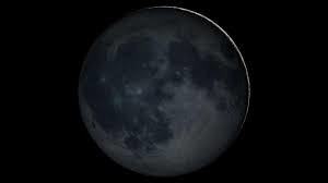 ¿Cómo se ve la Luna nueva?