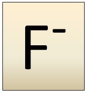 Pour devenir l'ion fluorure F-, l'atome de fluore ...