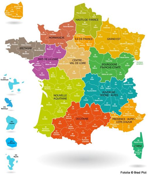 Combien la France comporte-t-elle de régions ?