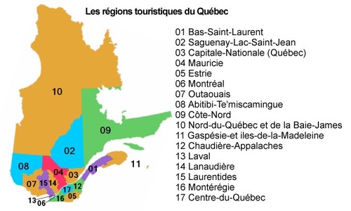 Quelles villes parmi celles-ci se situent dans le Centre-du-Québec ?
