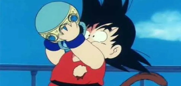 Combien de temps Goku a-t-il mis pour avoir la super eau sacrée de Karine ?