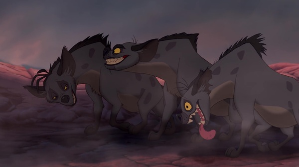 Quel est le prénom des trois hyènes dans "Le Roi Lion" ?