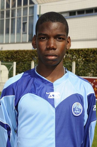 Paul Pogba a disputé son premier match professionnel au Havre en deuxième division.
