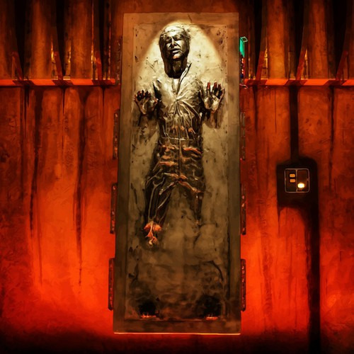 Qui Jabba retient-il prisonnier congelé dans la Carbonite ?