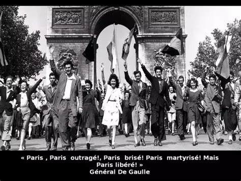 C'est la fête à la liberté Et Paris n'est plus en colère Et Paris peut aller......