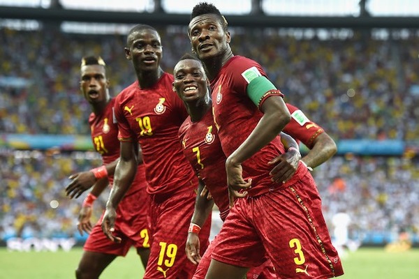 Pour son second match du groupe E, quelle équipe les ghanéens ont-ils battu sur le score de 2-0 ?