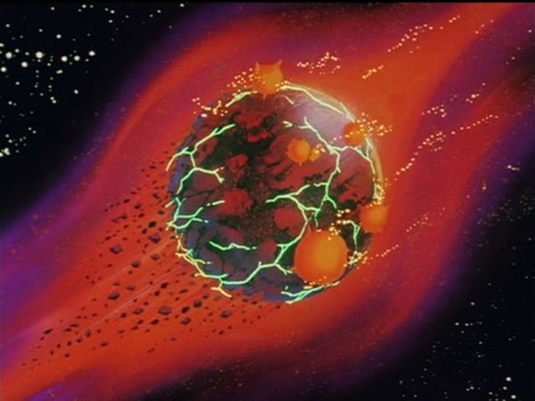 La planète Namek explose et tue Songoku.