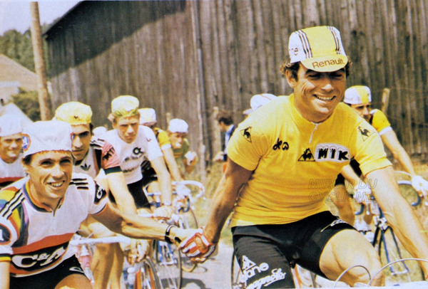 En 1981, Bernard remporte son 3ème Tour de France, qui était son dauphin ?