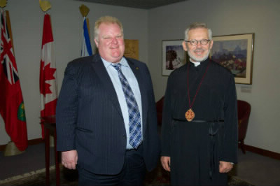 De quelle ville du Canada Rob Ford est-il le maire ?