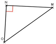 Trouver l'égalité de Pythagore dans le triangle suivant :