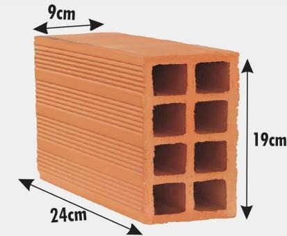 Qual o principal material usado para fazer o tijolo ?