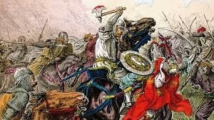 Qui a refoulé les troupes musulmanes au sud de la vallée du Rhône lors de la bataille de Poitiers en 732 ?