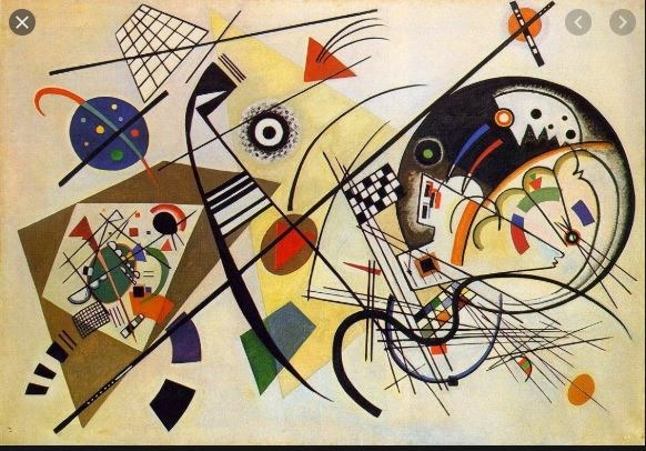 Identifique o principal elemento da expressão de Kandinsky.