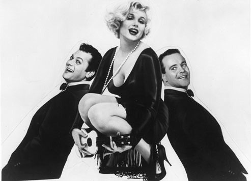 Marilyn Monroe, Tony Curtis et Jack Lemmon sont à l'affiche de...