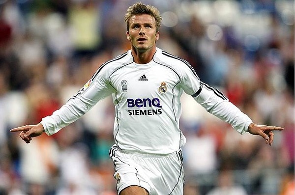 Quel était le célèbre numéro de maillot que portait David Beckham au Real ?