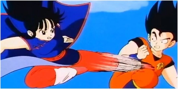 Lors du 23e Tenkaichi Boudokai, à quel stade de la compétition est-elle opposée à Goku ?