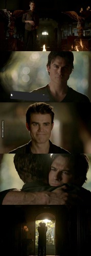 Mit mond Damon először és utoljára Stefannak?