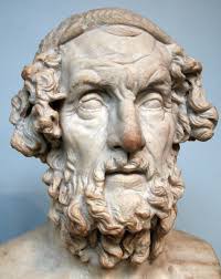 Quel personnage, auteur de l'Iliade, est représenté ?