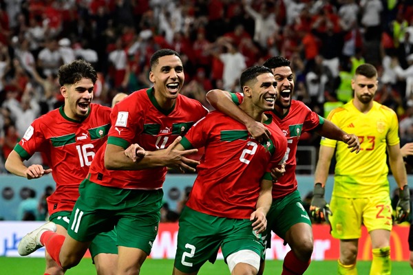 Au terme d'une série de tirs au but, le Maroc élimine l'Espagne. Quel était le score à l'issue des prolongations ?