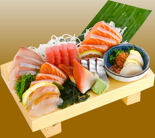 Cuisine japonaise : comment s'appellent les tranches de poisson cru ?